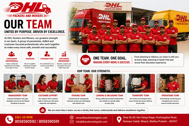 DHL Packers and Movers team
